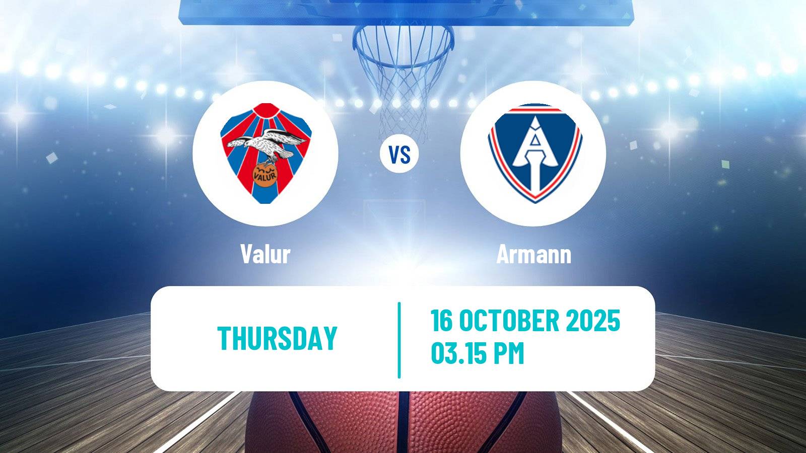 Basketball Icelandic Premier League Basketball Valur - Armann
