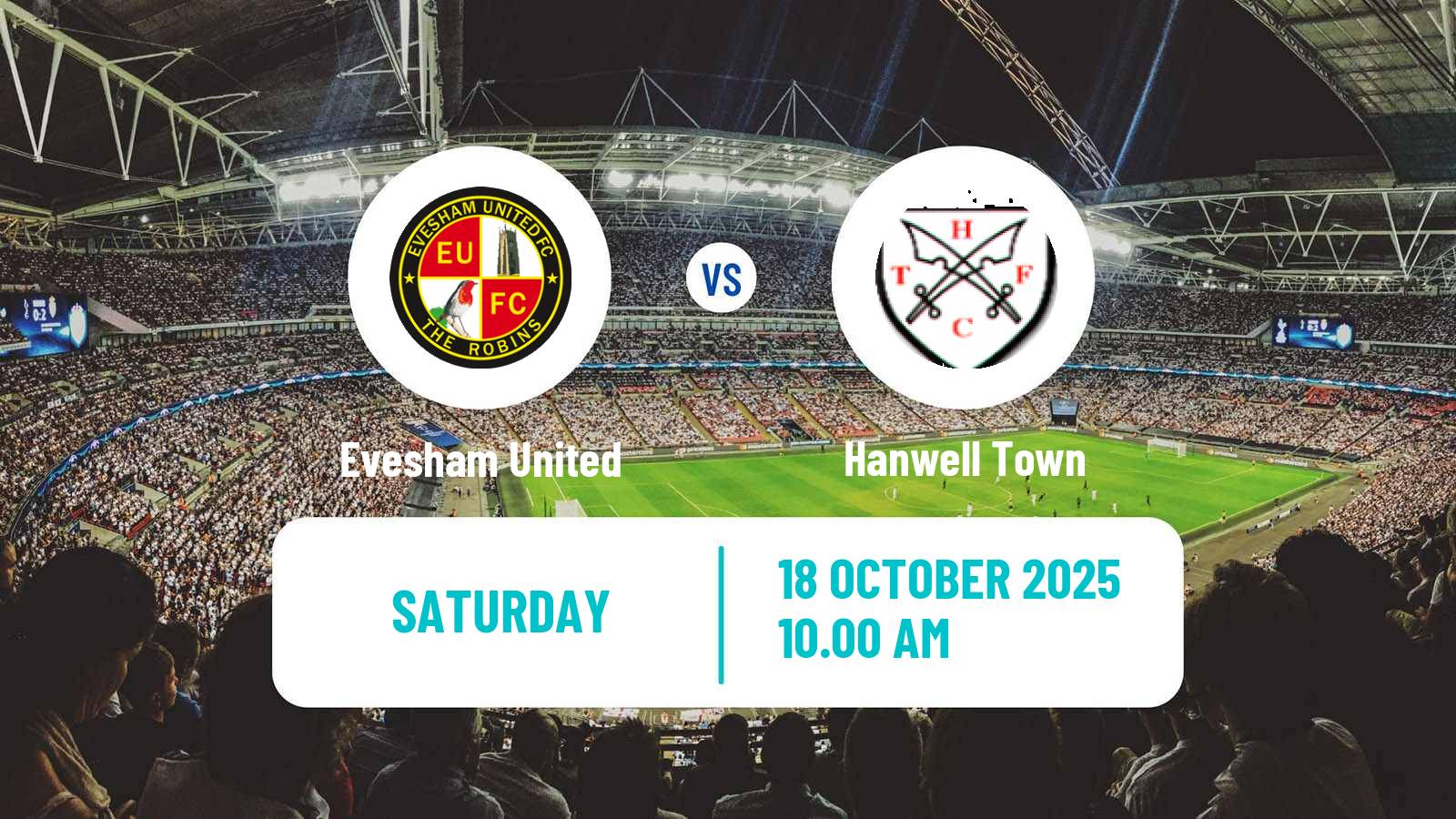 Soccer English Southern League South Division Evesham United - Hanwell Town