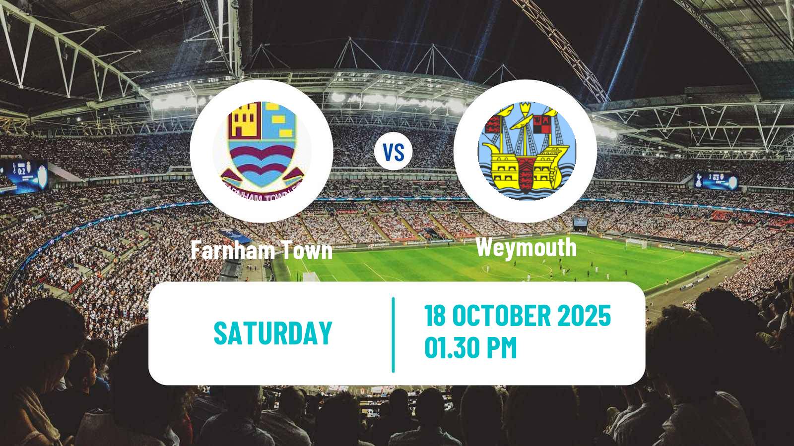 Soccer English Southern League South Division Farnham Town - Weymouth