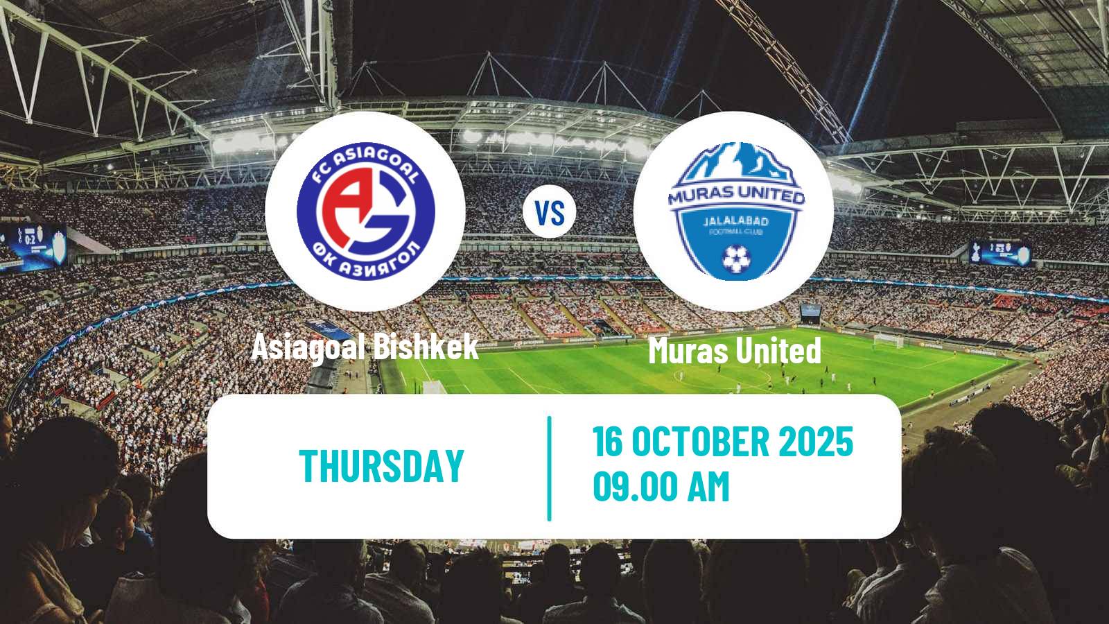 Soccer Kyrgyzstan Premier Liga Asiagoal Bishkek - Muras United