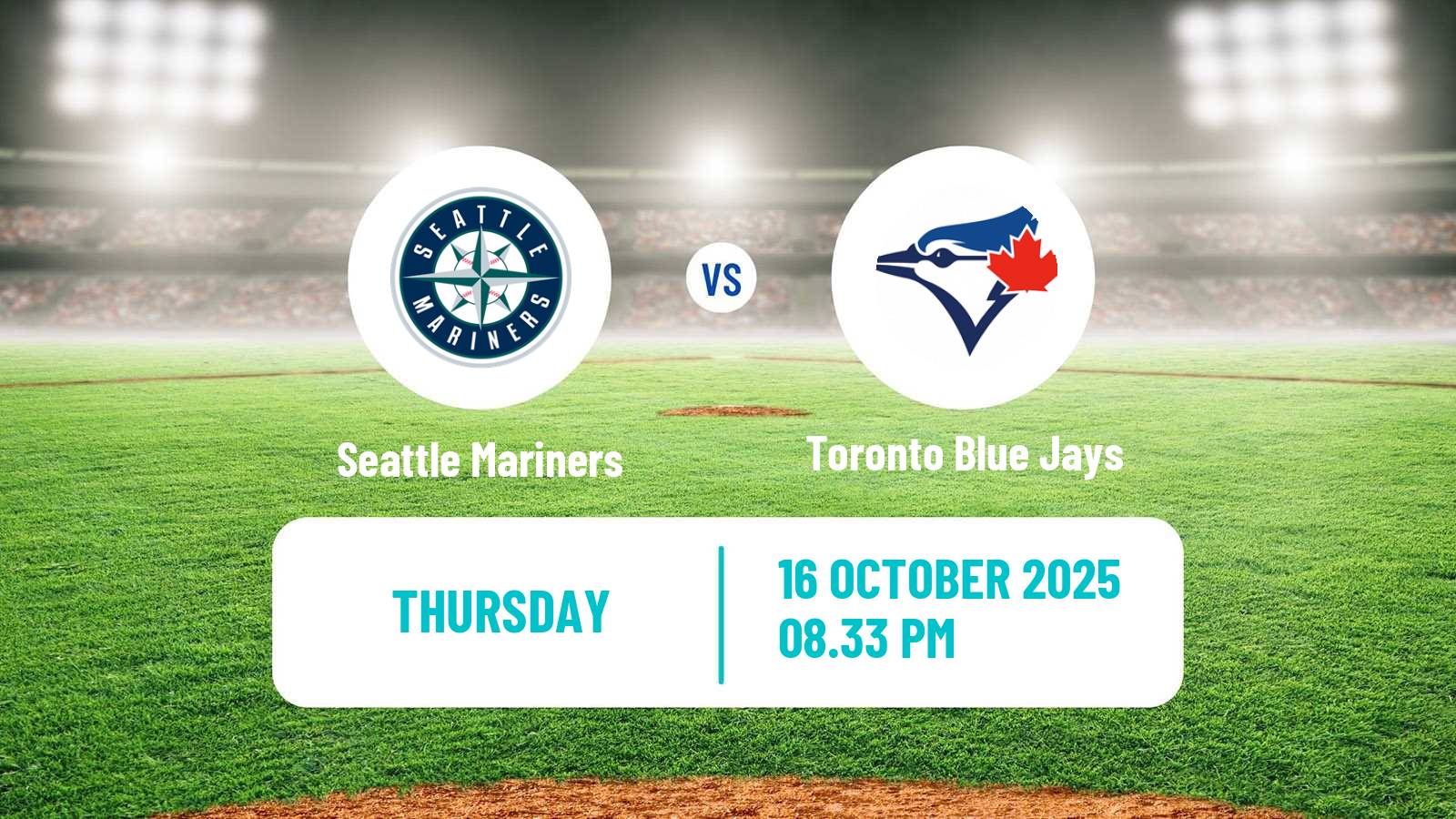 Baseball MLB Seattle Mariners - Toronto Blue Jays