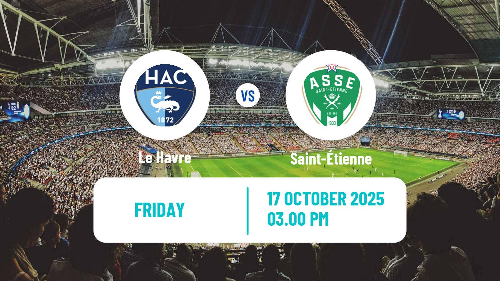 Soccer French Division 1 Women Le Havre - Saint-Étienne