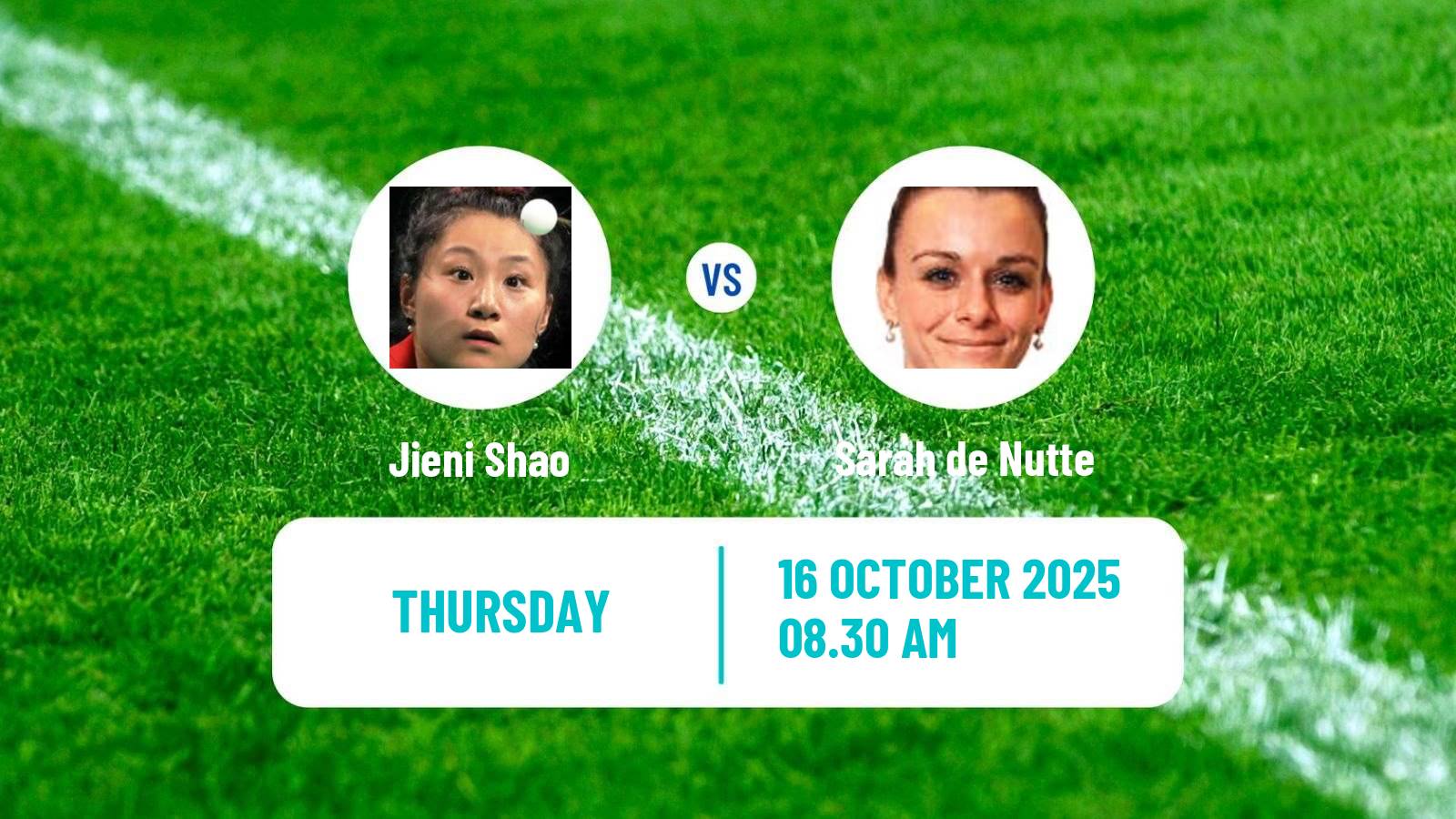 Table tennis European Team Championships Women Jieni Shao - Sarah de Nutte