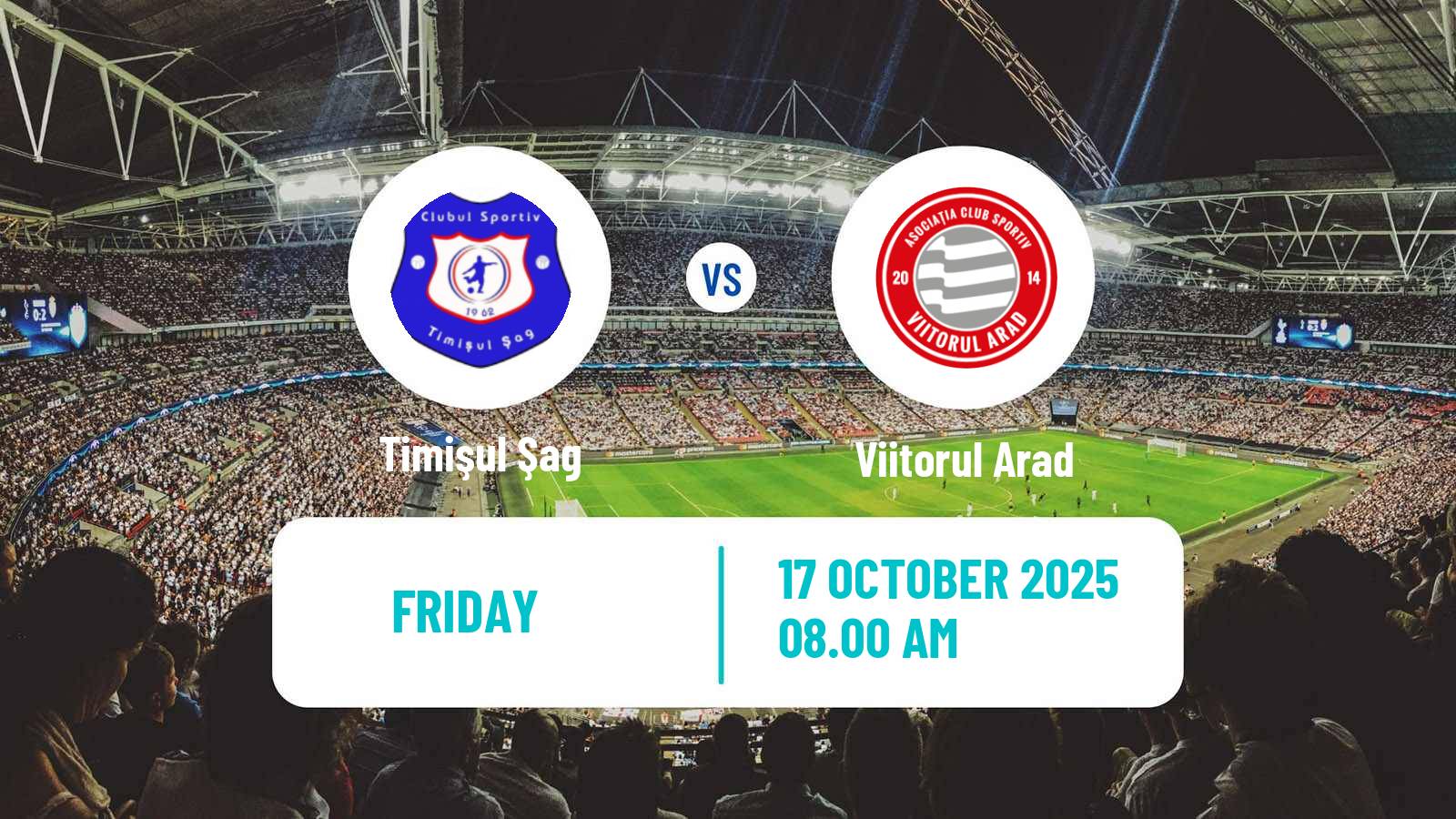 Soccer Romanian Liga 3 - Seria 7 Timişul Şag - Viitorul Arad