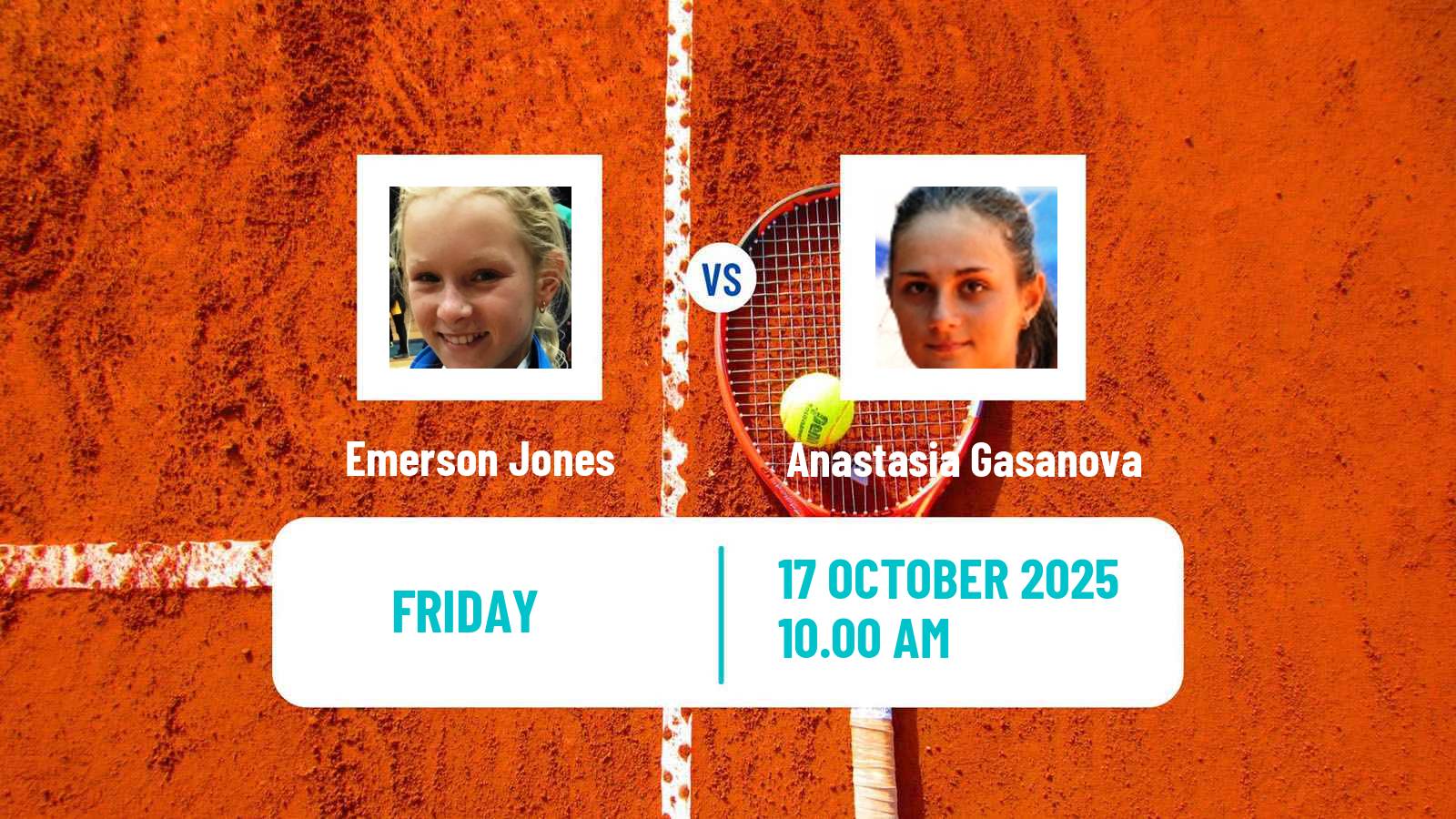 Tennis ITF W100 Macon Ga Women Emerson Jones - Anastasia Gasanova