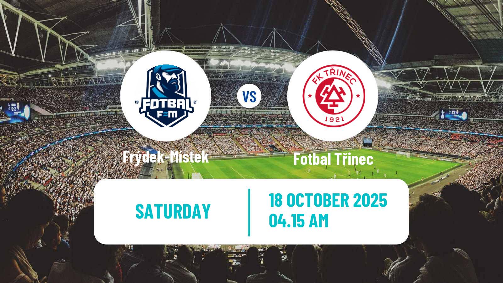 Soccer Czech MSFL Frýdek-Místek - Fotbal Třinec