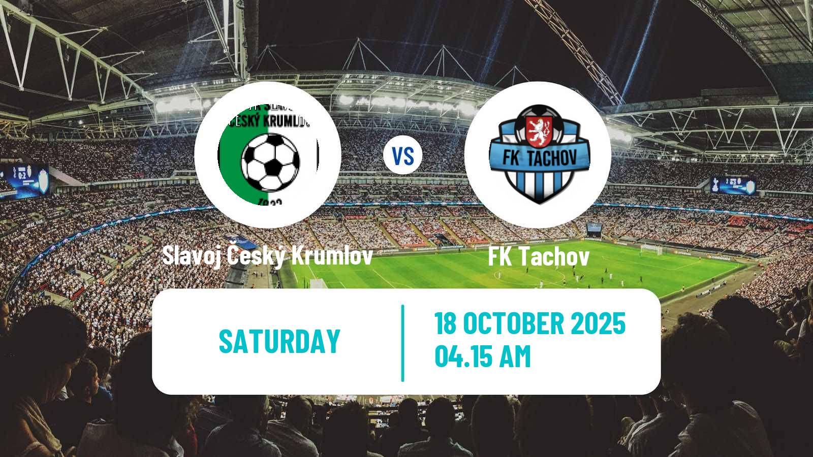 Soccer Czech Division A Slavoj Český Krumlov - Tachov