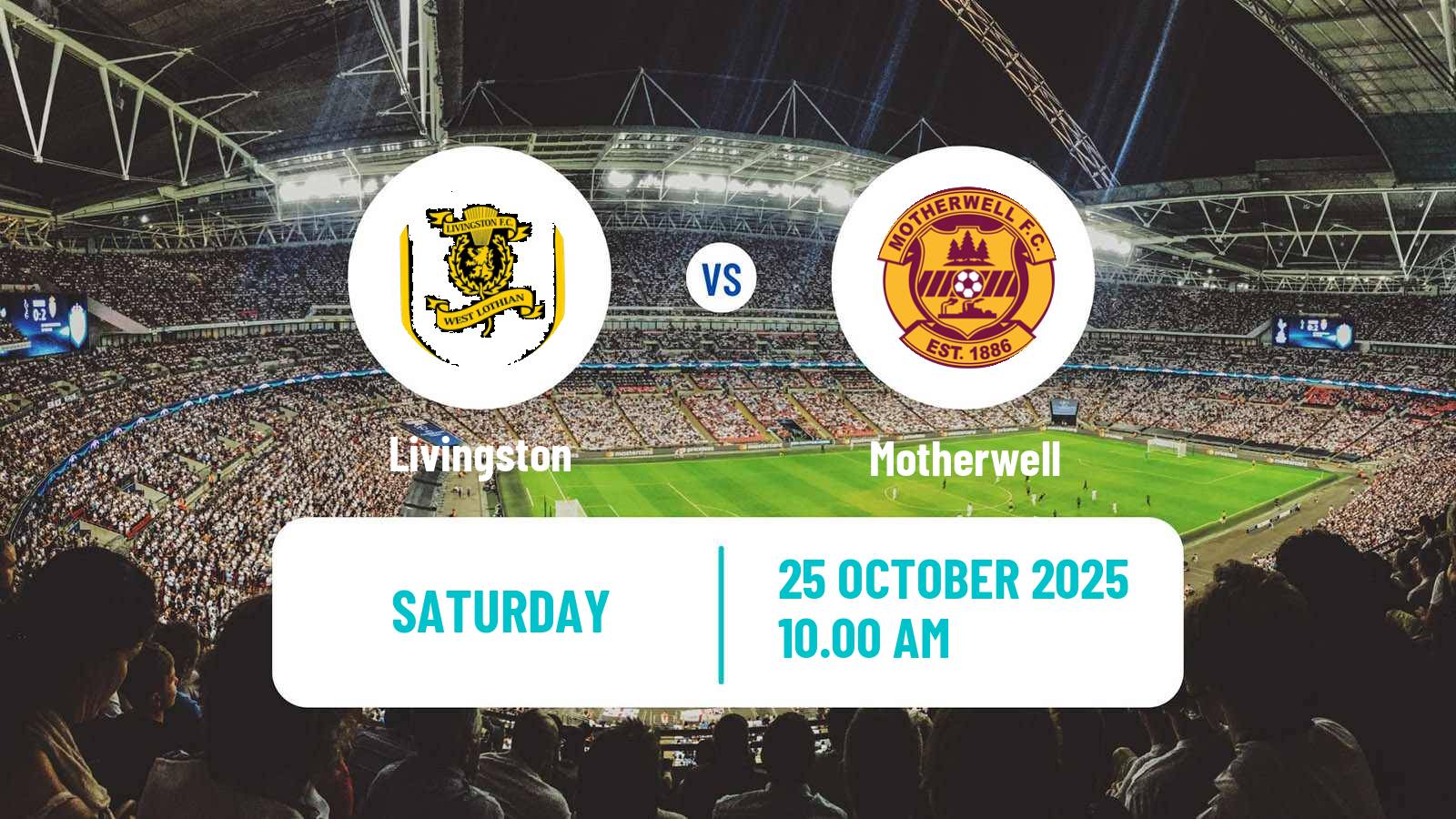 Soccer Scottish Premier League Livingston - Motherwell
