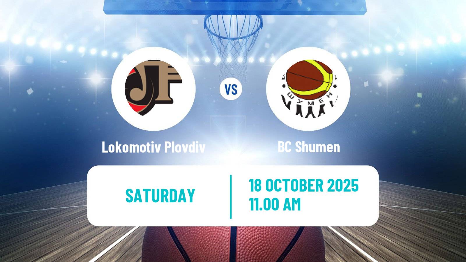 Basketball Bulgarian NBL Lokomotiv Plovdiv - Shumen