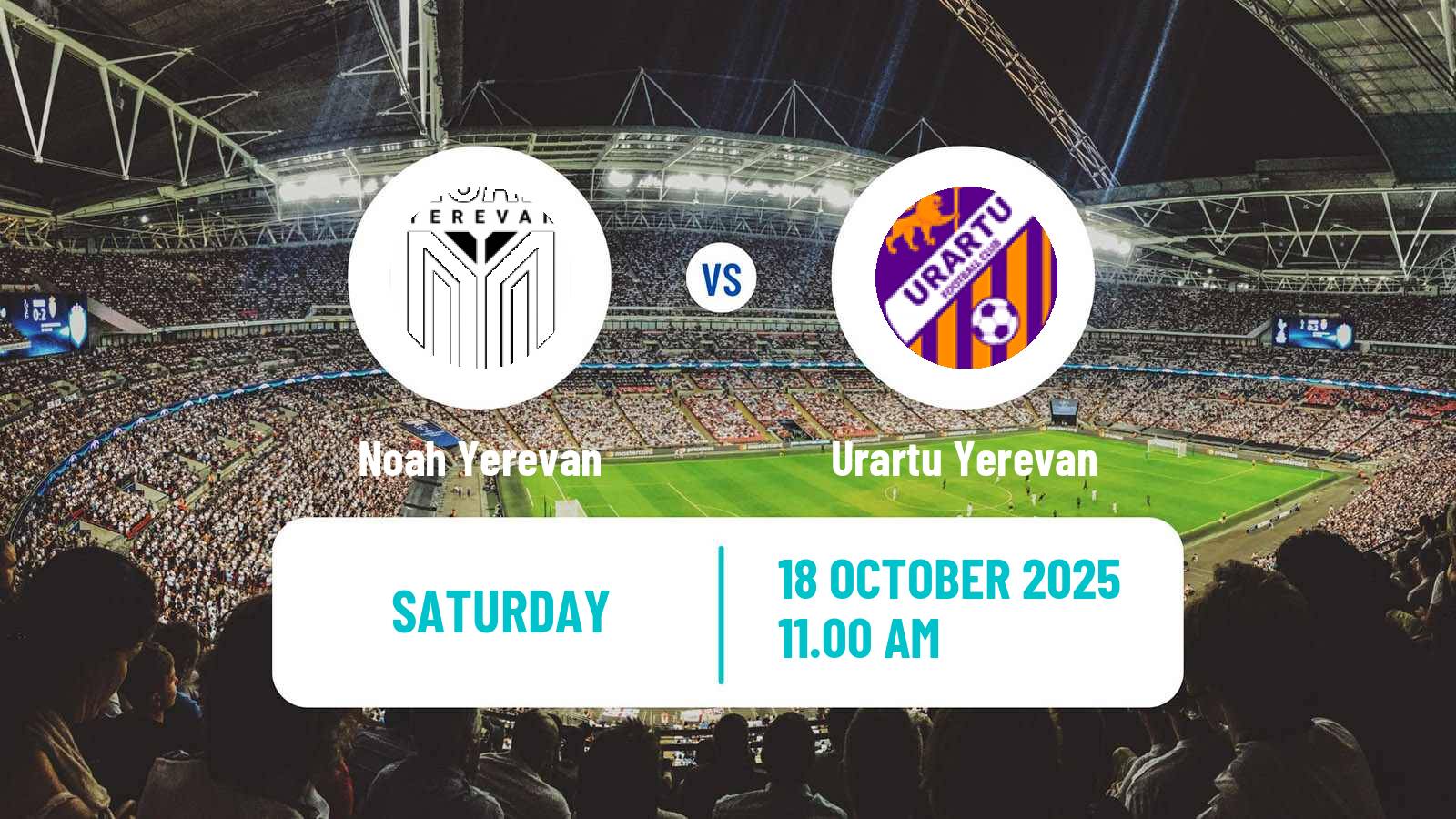 Soccer Armenian Premier League Noah Yerevan - Urartu Yerevan