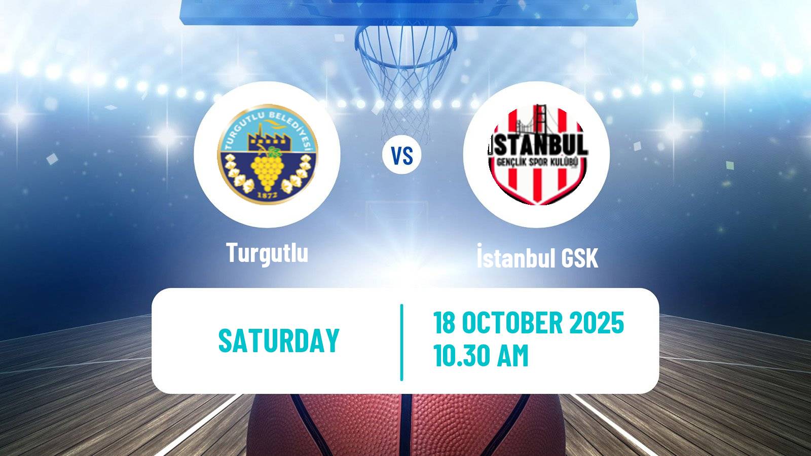 Basketball Turkish TKBL Women Turgutlu - İstanbul GSK