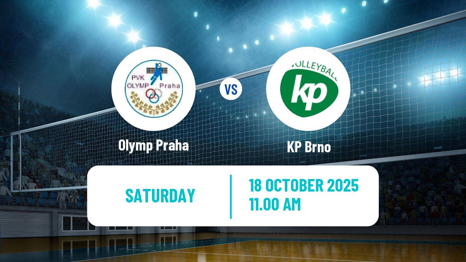 Volleyball Czech Extraliga Volleyball Women Olymp Praha - KP Brno