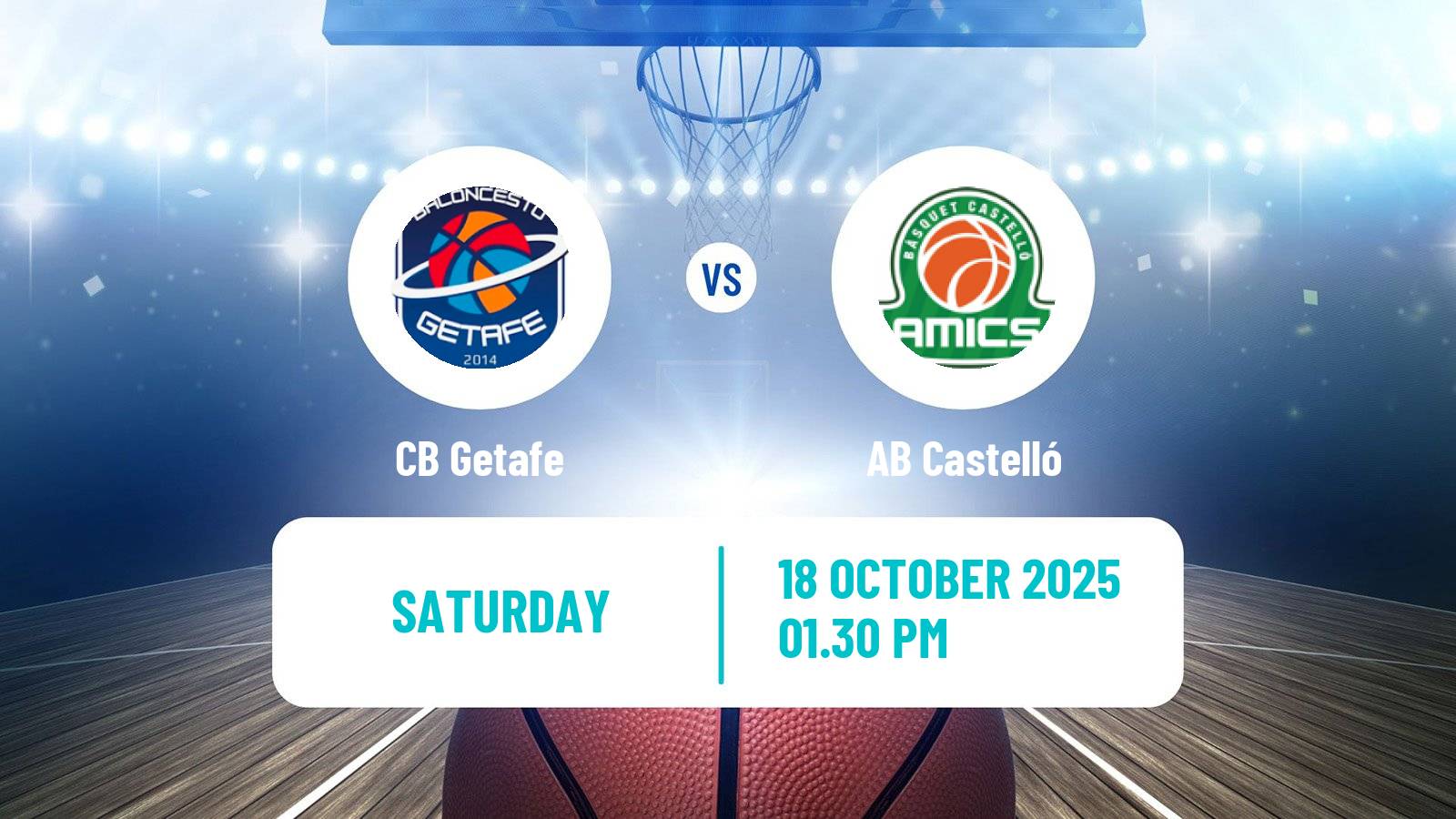 Basketball Spanish LEB Plata Getafe - Castelló