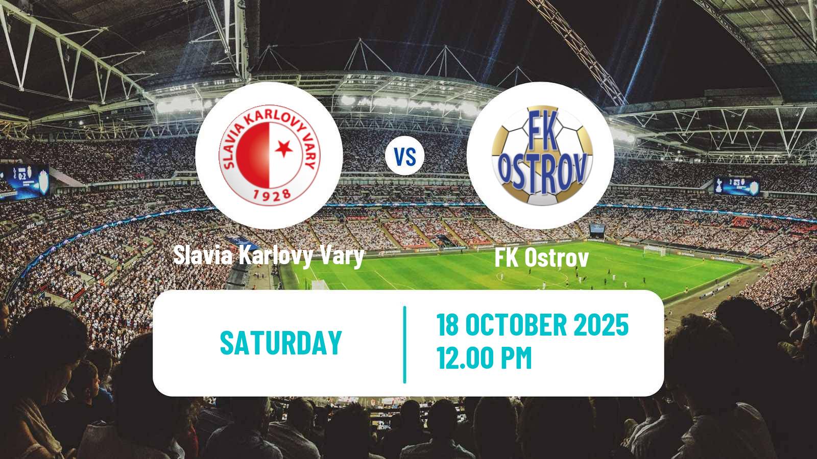 Soccer Czech Division B Slavia Karlovy Vary - Ostrov