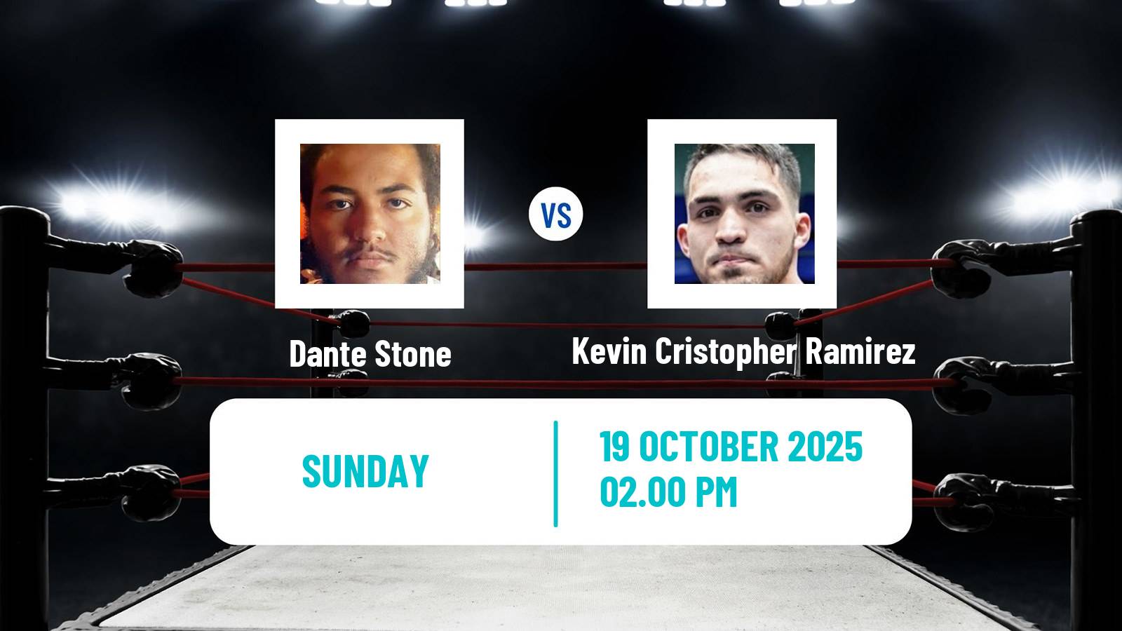 Boxing Heavyweight WBC Grand Prix Tournament Men Dante Stone - Kevin Cristopher Ramirez