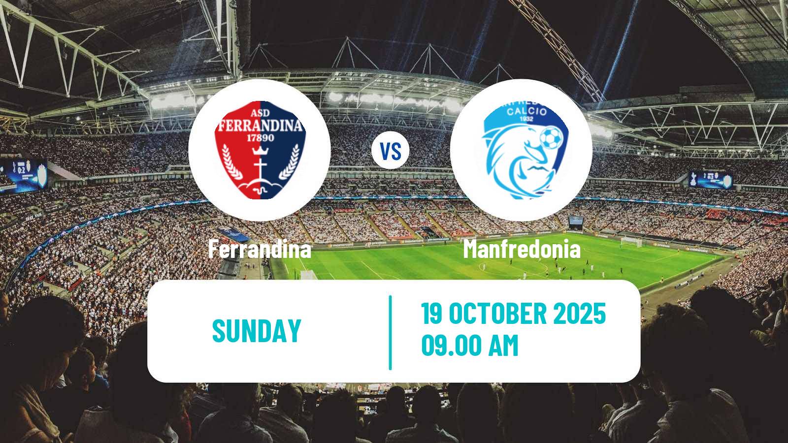 Soccer Italian Serie D - Group H Ferrandina - Manfredonia