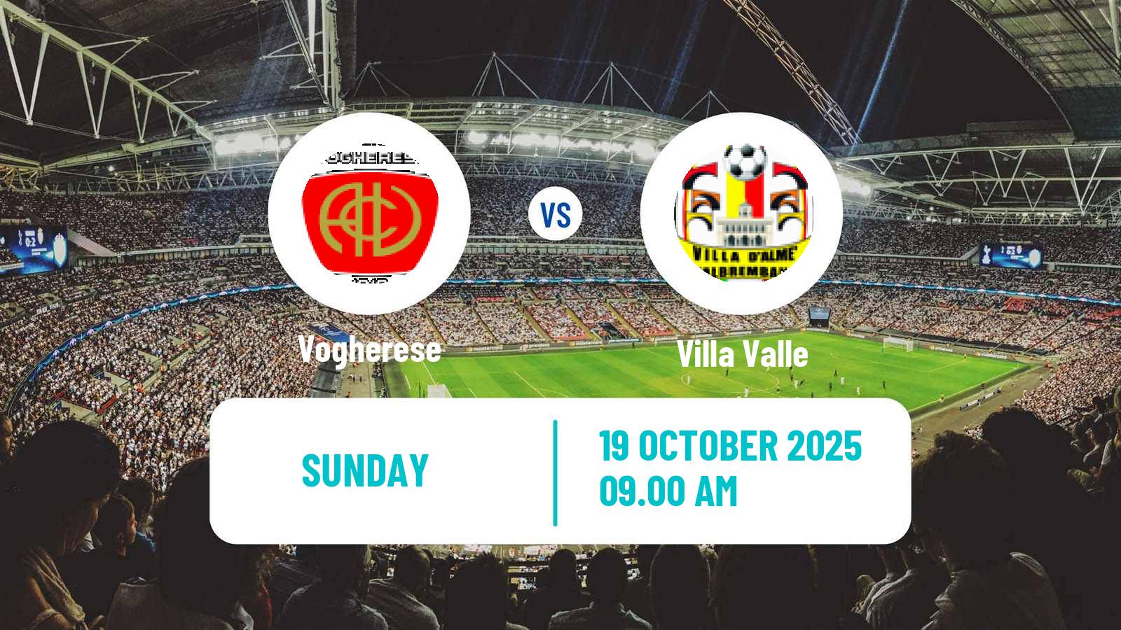 Soccer Italian Serie D - Group B Vogherese - Villa Valle
