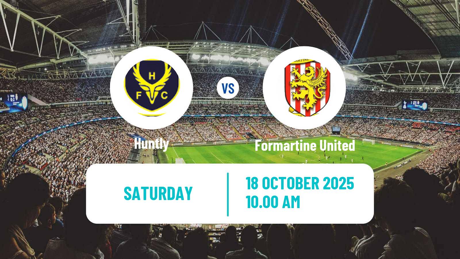 Soccer Scottish Highland League Huntly - Formartine United