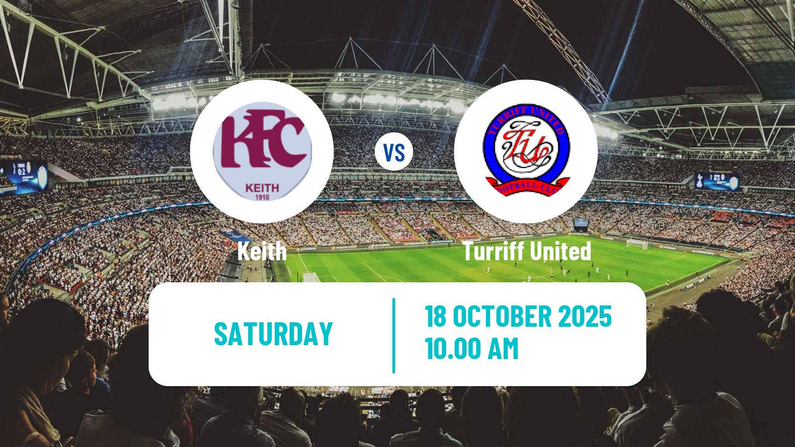 Soccer Scottish Highland League Keith - Turriff United