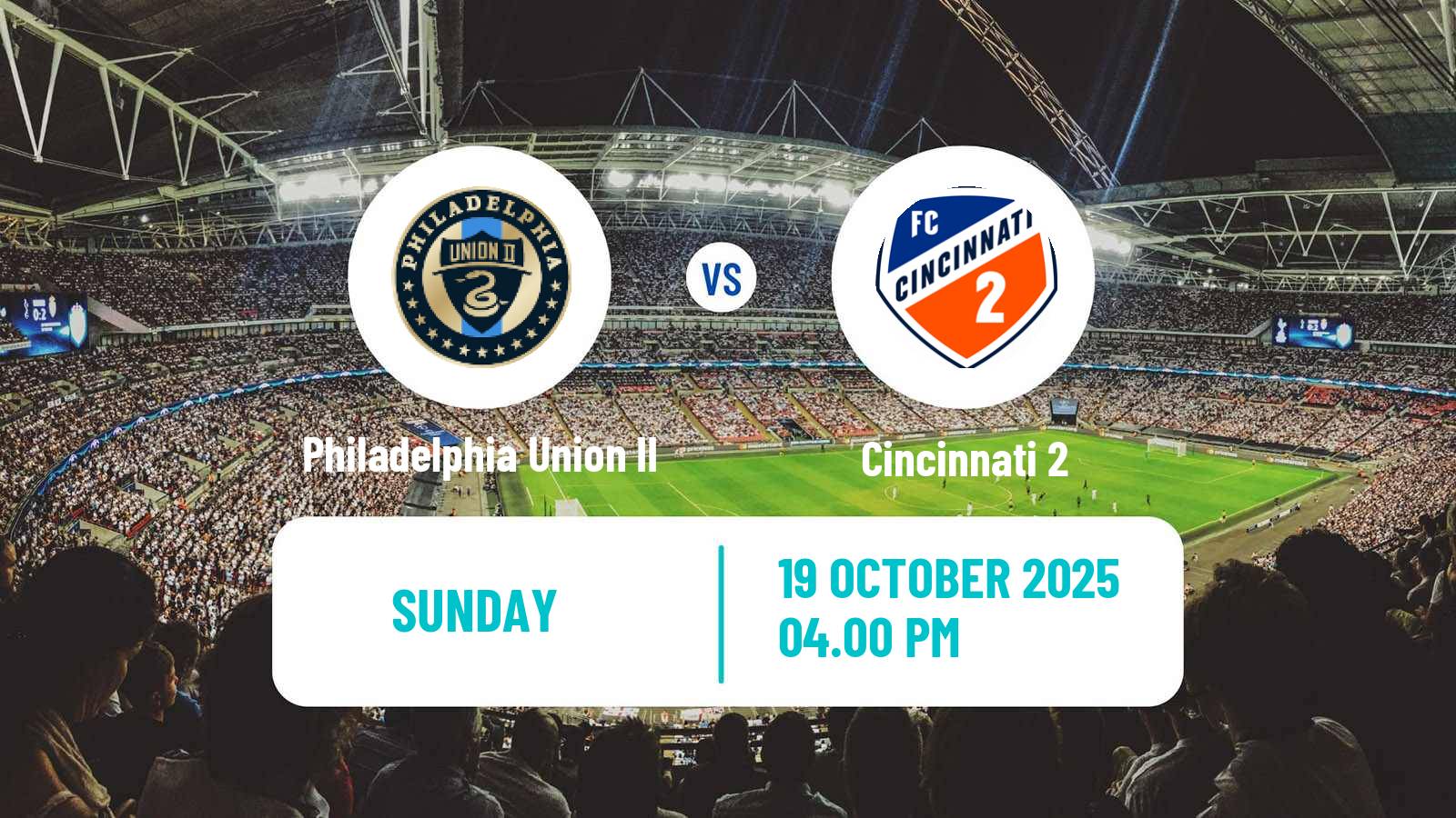 Soccer MLS Next Pro Philadelphia Union II - Cincinnati 2