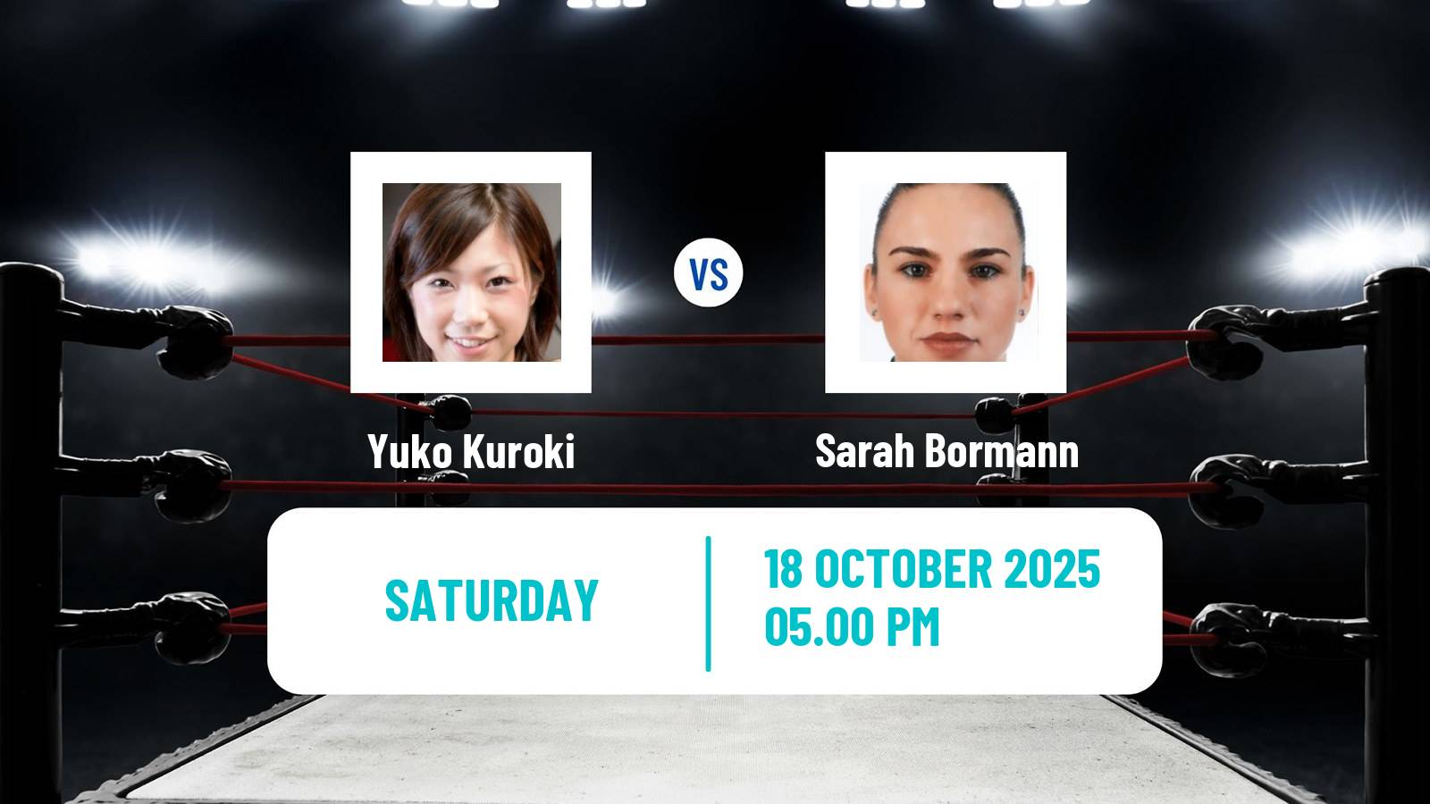 Boxing Minimum Others Matches Women 2025 Yuko Kuroki - Sarah Bormann