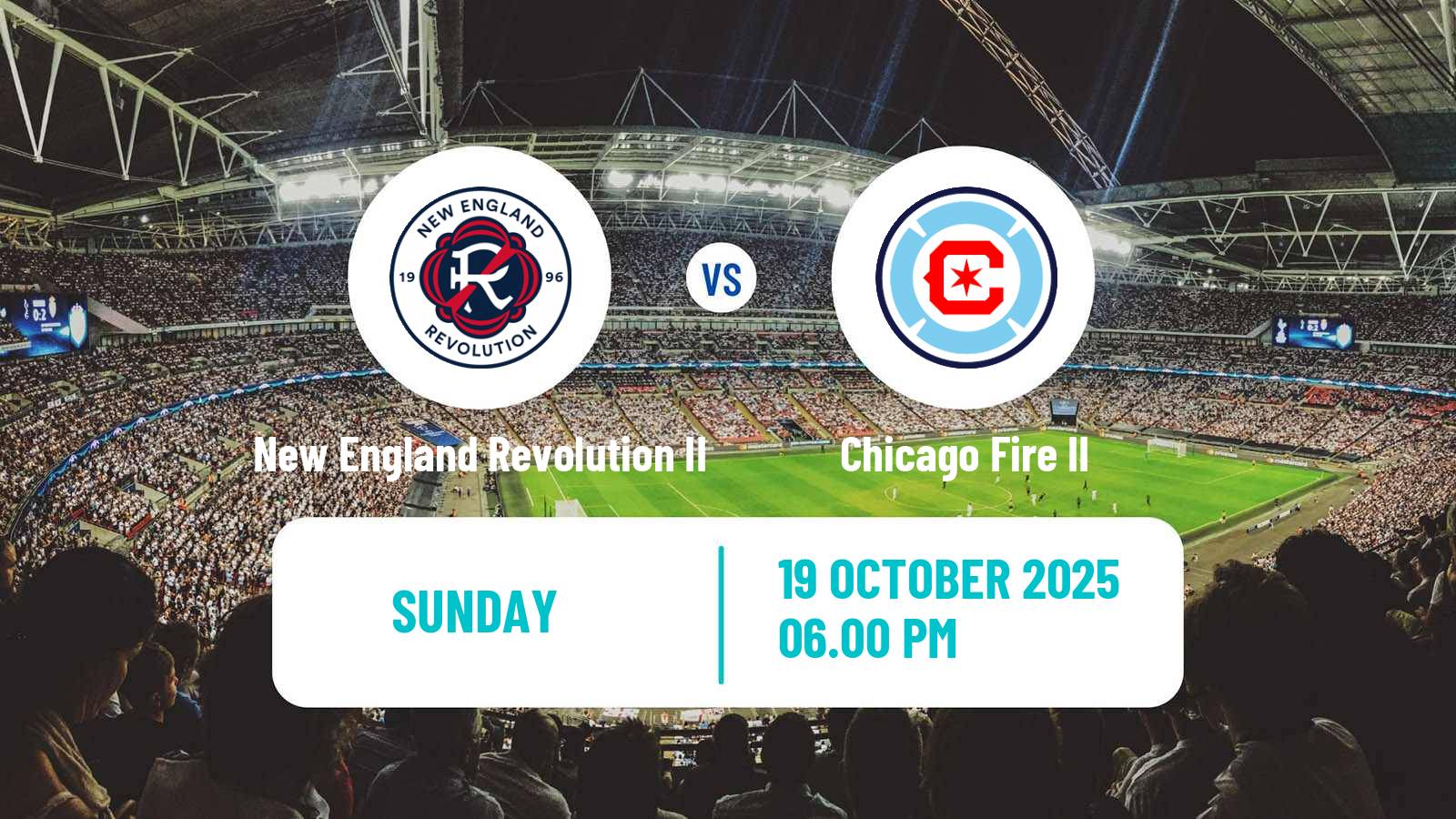 Soccer MLS Next Pro New England Revolution II - Chicago Fire II