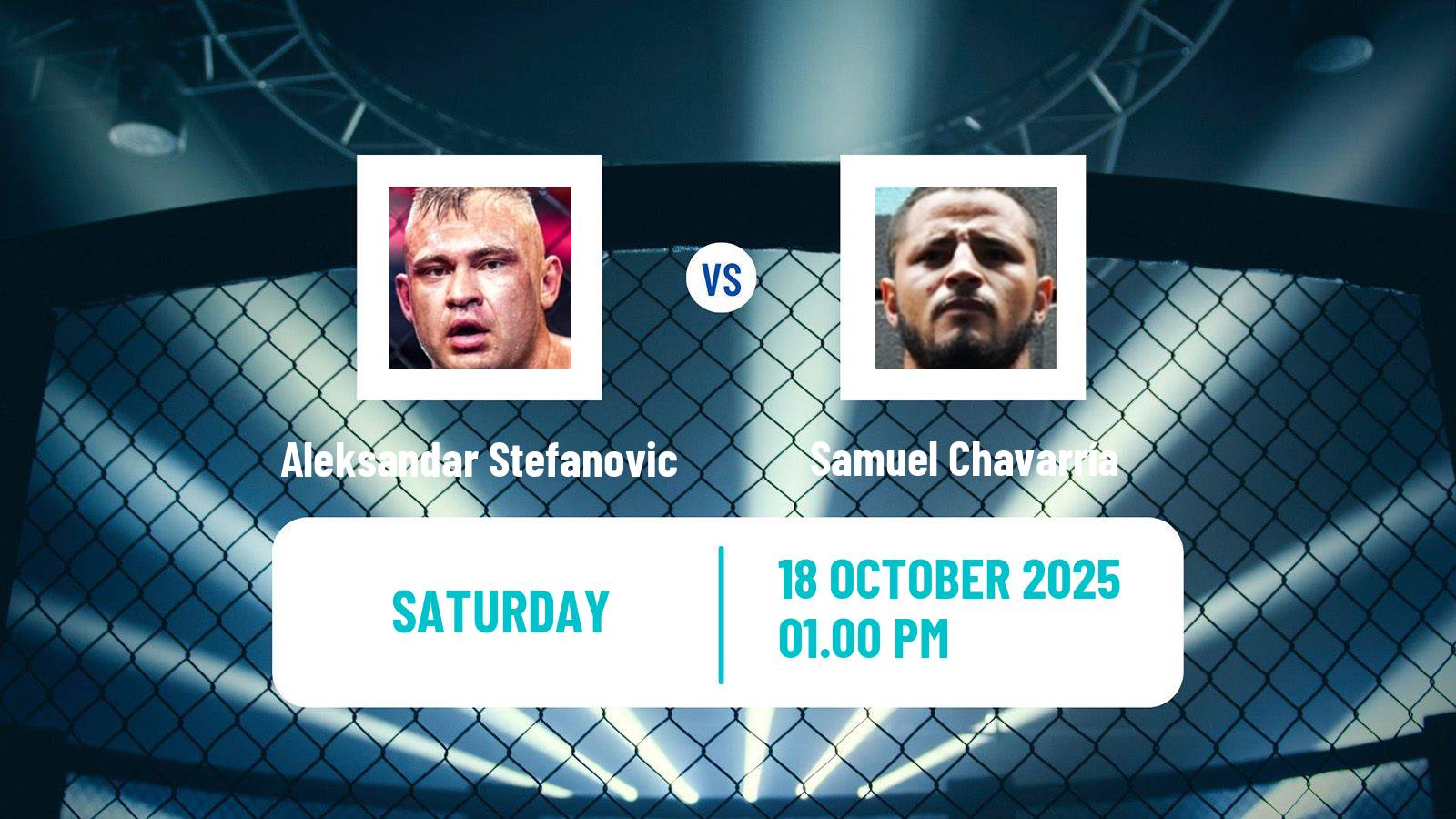 MMA Catchweight Oktagon Men Aleksandar Stefanovic - Samuel Chavarría