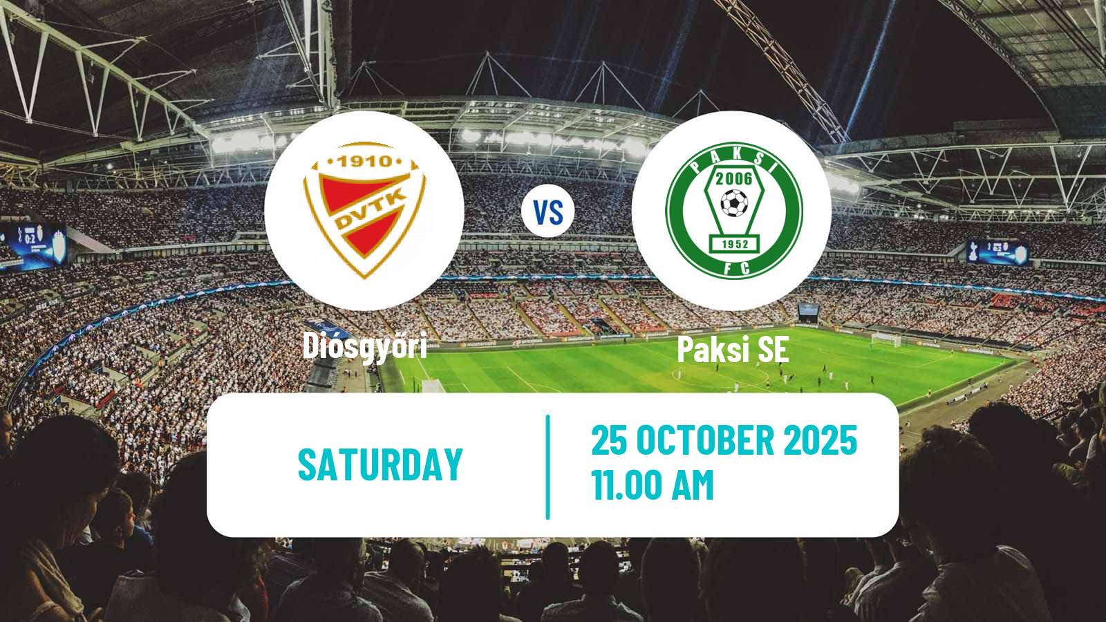 Soccer Hungarian NB I Diósgyőri - Paksi SE